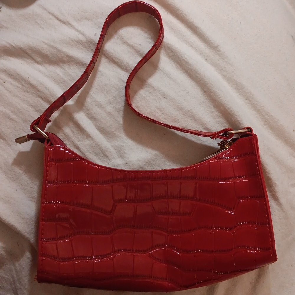 Retro Casual Women's Red Shoulder Bag